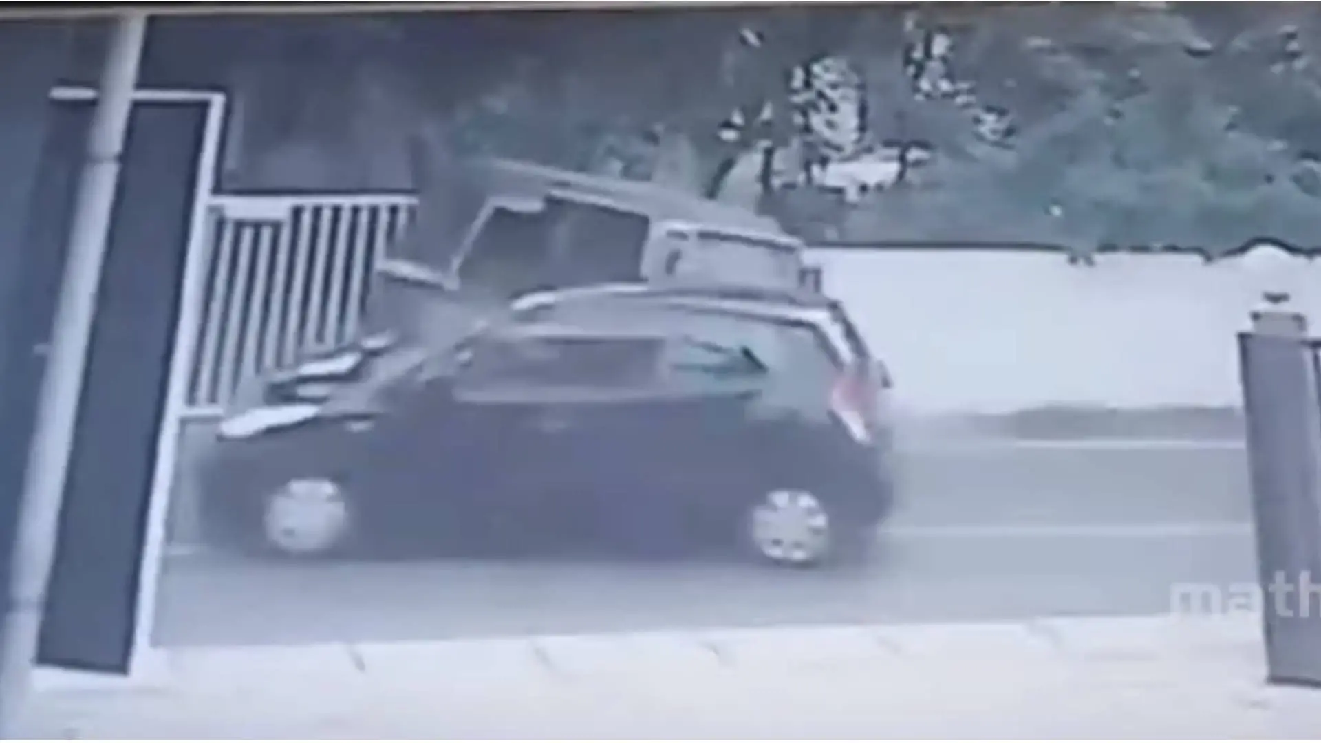 A screengrab of the CCTV footage | Photo: Mathrubhumi news