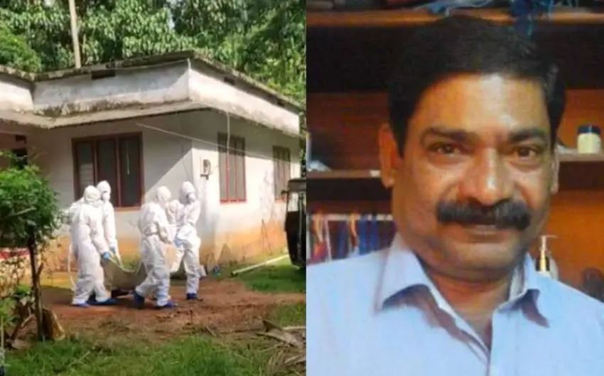 സാബുവിനെ വീട്ടില് നിന്നും പിക്കപ്പില് കയറ്റുന്നു, മരിച്ച സാബു.