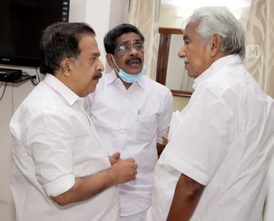 Ramesh Chennithala, Mullappally Ramachandran, Oommen Chandy