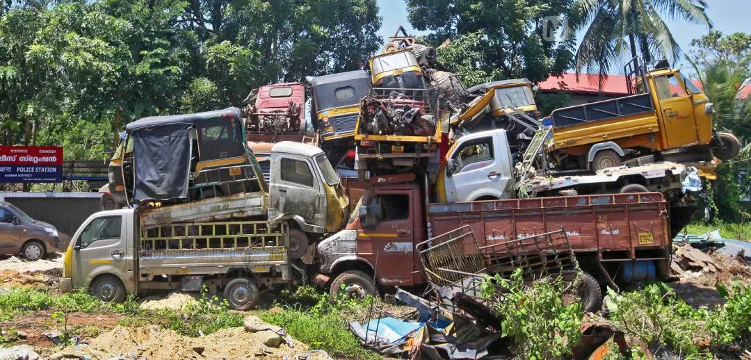 Scrap vehicles | Photo: Mathrubhumi
