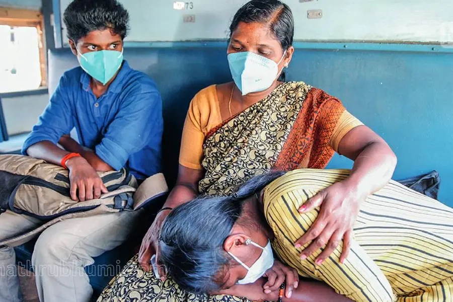 Family of 3 forced to spend time in train due to threat from anti-socials