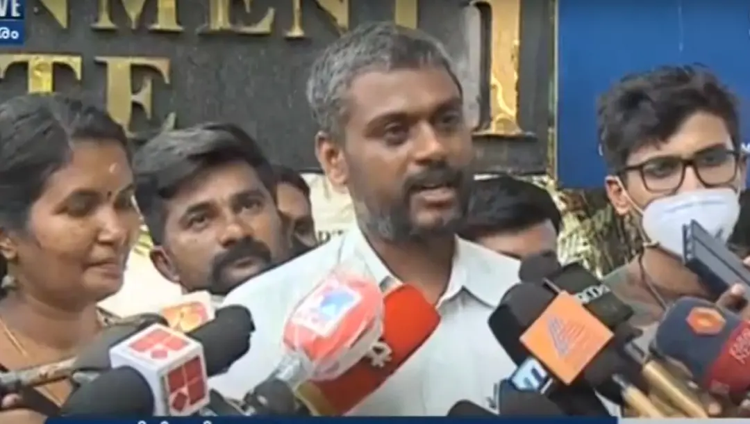 Representatives of LGS candidates addressing the media after discussion with ministers