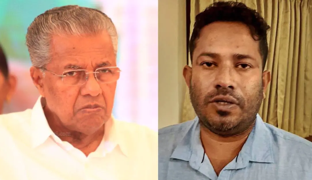 Pinarayi Vijayan and Sandeep Nair | Photo: Mathrubhumi, PTI