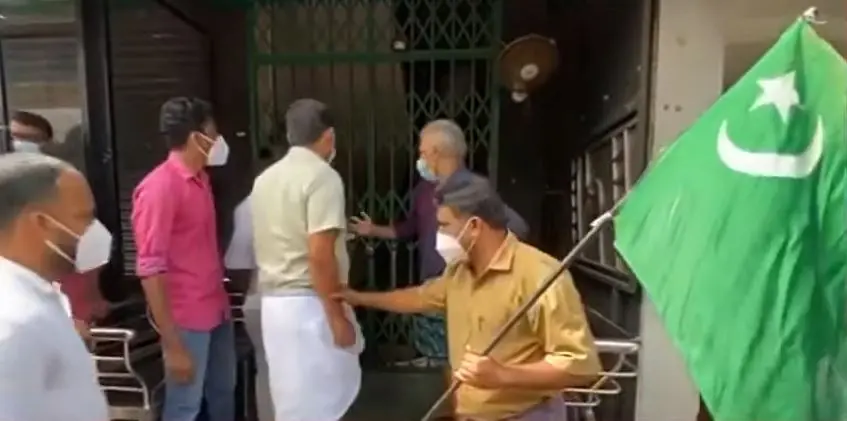 Dispute over election of Panchayat President | Screengrab: Mathrubhumi News