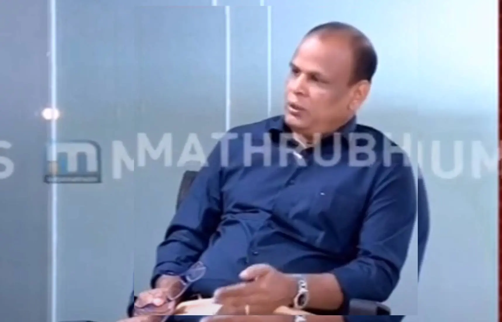 Santhosh Eappen | Screengrab: Mathrubhumi News