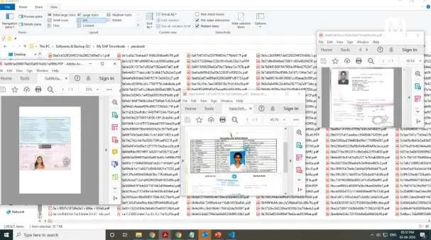 Data leak in e-grantz website | Photo collage: Mathrubhumi