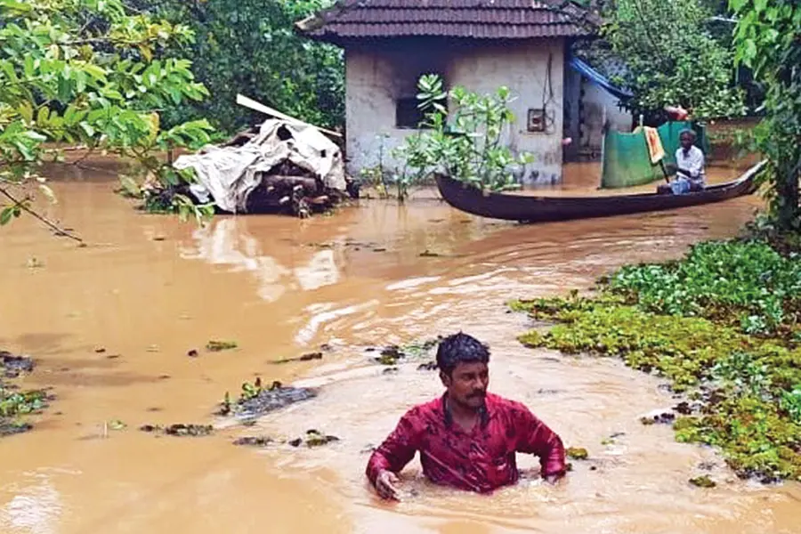Upper Kuttanad flooded, houses under water after Pamba river overflows; KSRTC halts services