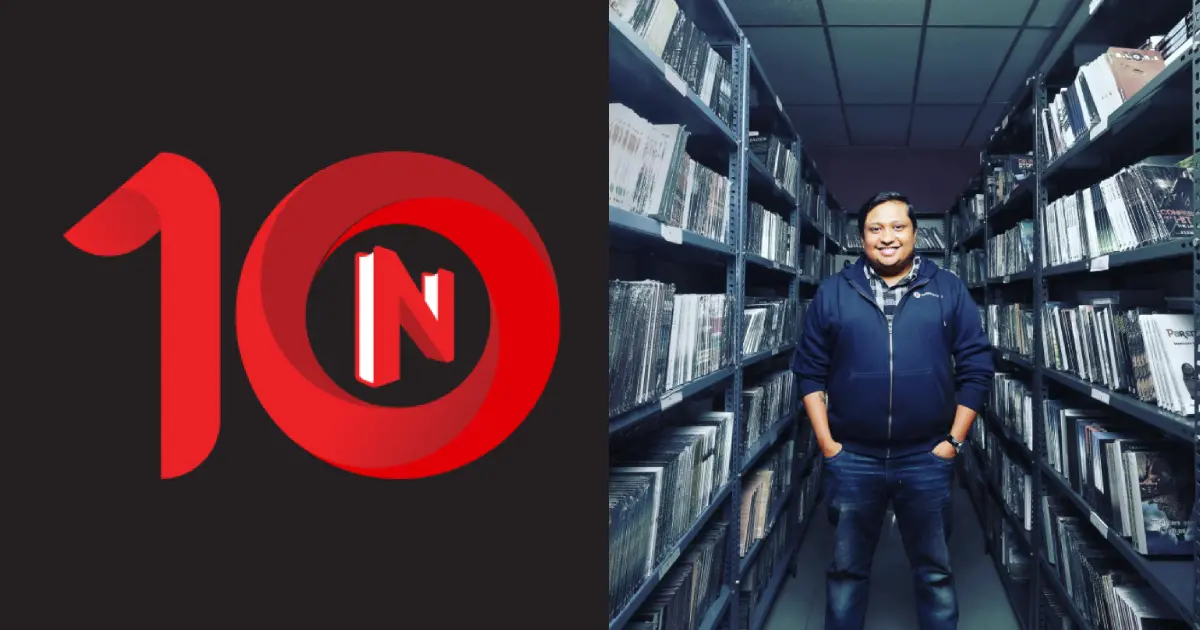 Notion Press logo (left), CEO Naveen Valsakumar | Photo: Facebook, Instagram