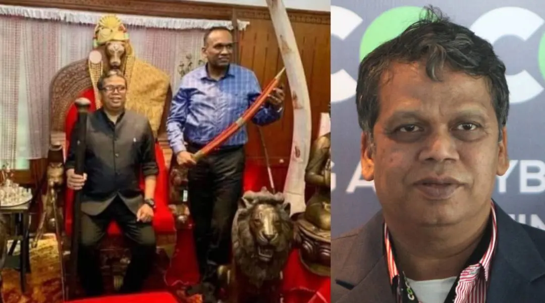 Loknath Behera in Monson's museum