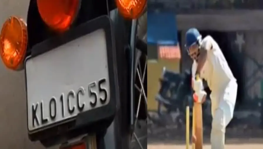 Motorbike that is under NCB Custody and Jaffer Jamal | Screengrab: Mathrubhumi News