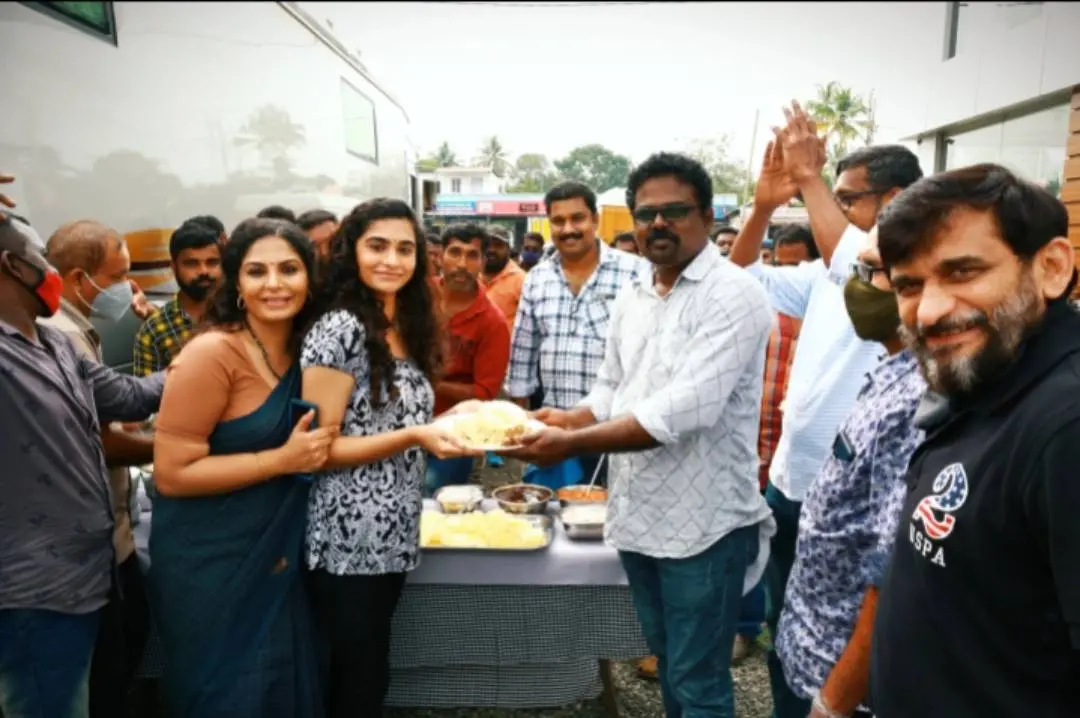 From Uthara's birthday celebrations at 'Khedda' location