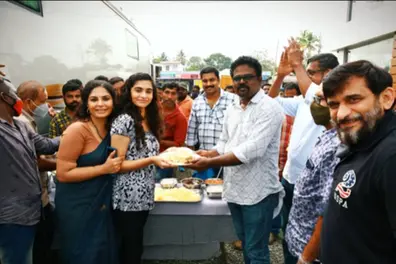 Asha Sharath’s daughter celebrates birthday on location of debut film