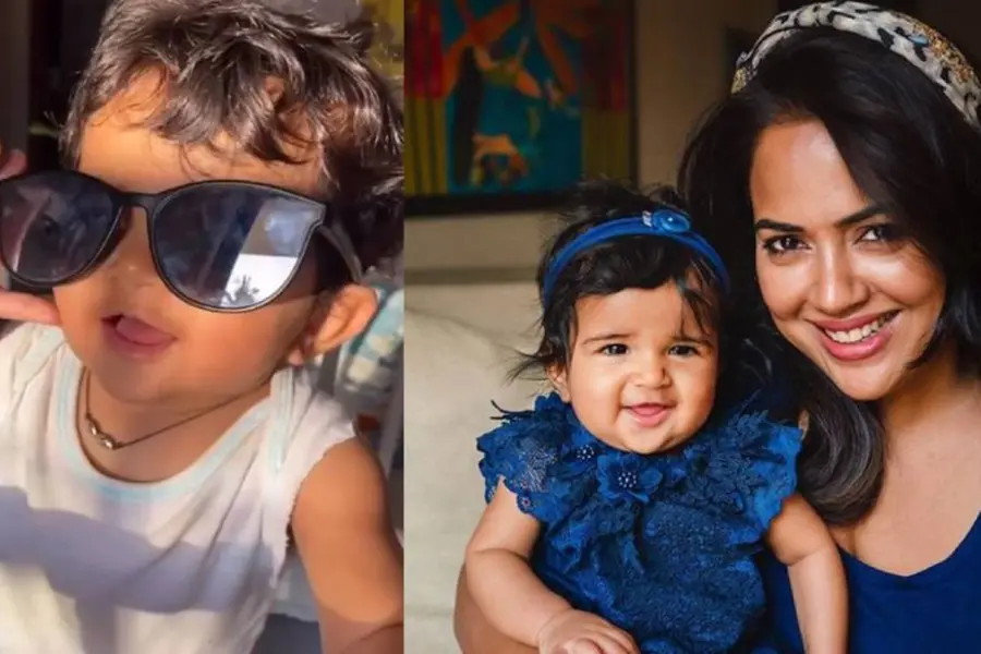 Sameera Reddy hilariously compares daughter to Rajinikath, watch video