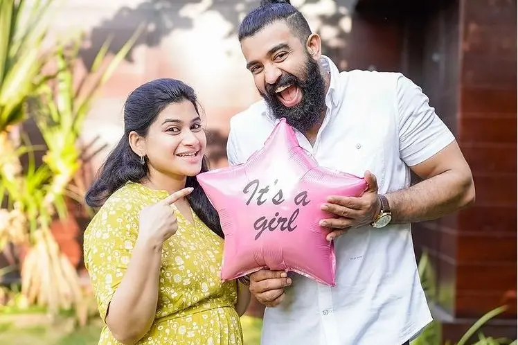 Actor Siju Wilson, wife Shruthi blessed with baby girl