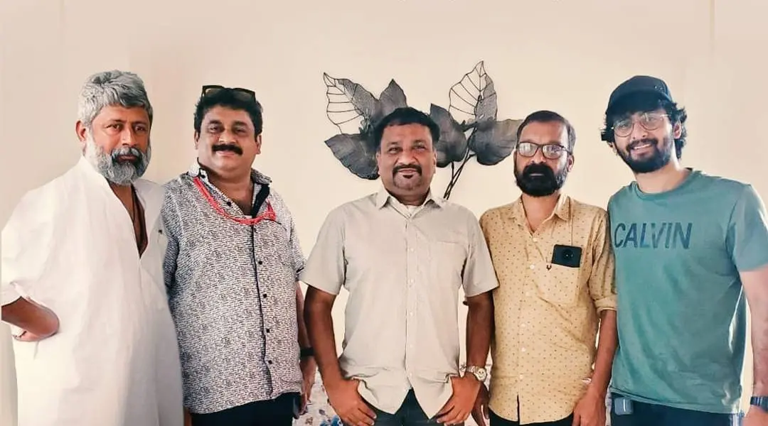 T K Rajeev Kumar, Shane Nigam with others | Photo: facebook.com|ShaneNigamOfficial