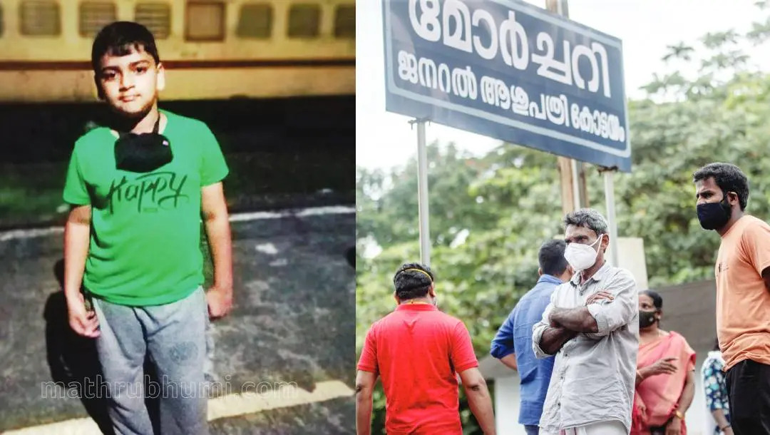Muhammad Ishan-Alavikutty waiting to receive his body after autopsy
