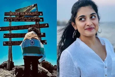 Actor Nivetha Thomas conquers Kilimanjaro