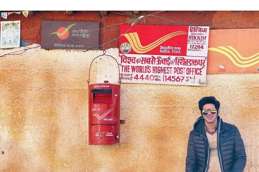 'Beaming like a Cheshire Cat', says Dulquer on exploring Hikkim in Himachal