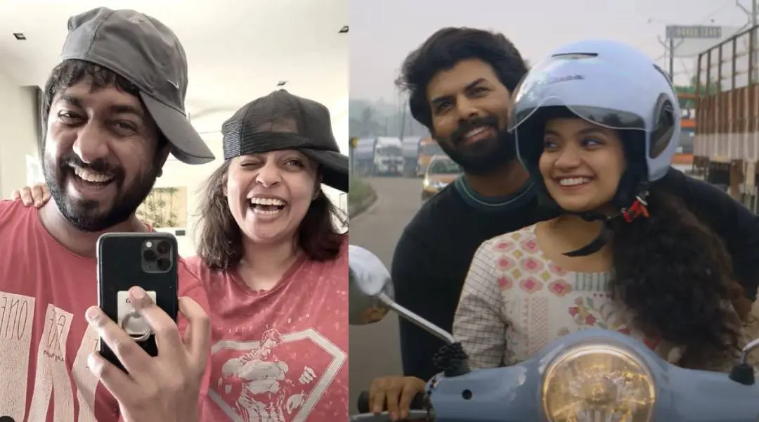 വിനീതും ദിവ്യയും, സാറാസിലെ ​ഗാനരം​ഗത്തിൽ നിന്ന്
