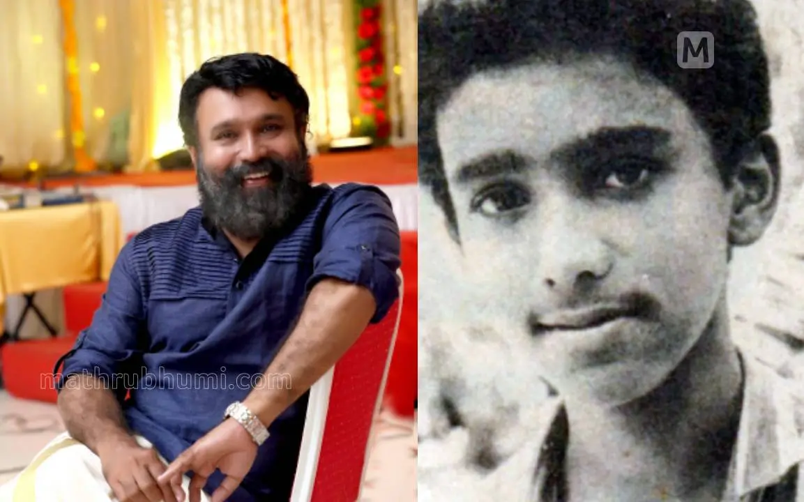 Sudheesh, He in his first movie 'Antharam'