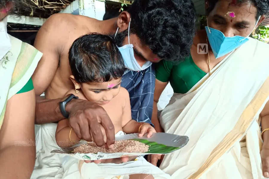 Today is Vijayadashami; children enter the world of letters despite Covid curbs