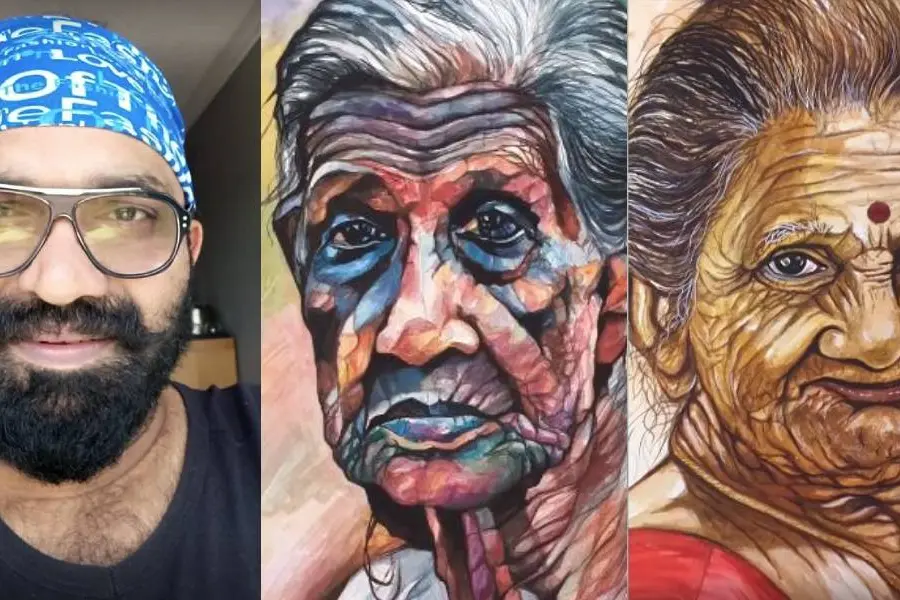 Kottayam Naseer proves his painting skills amid lockdown