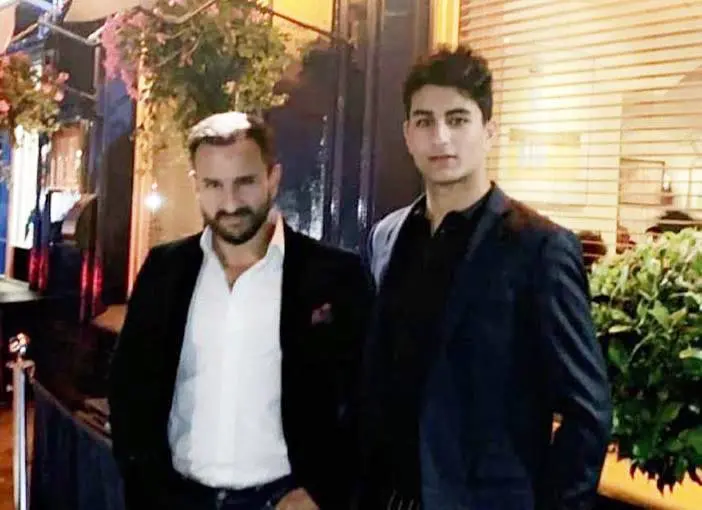 Saif Ali Khan and Ibrahim Ali Khan. Photo: Instagram