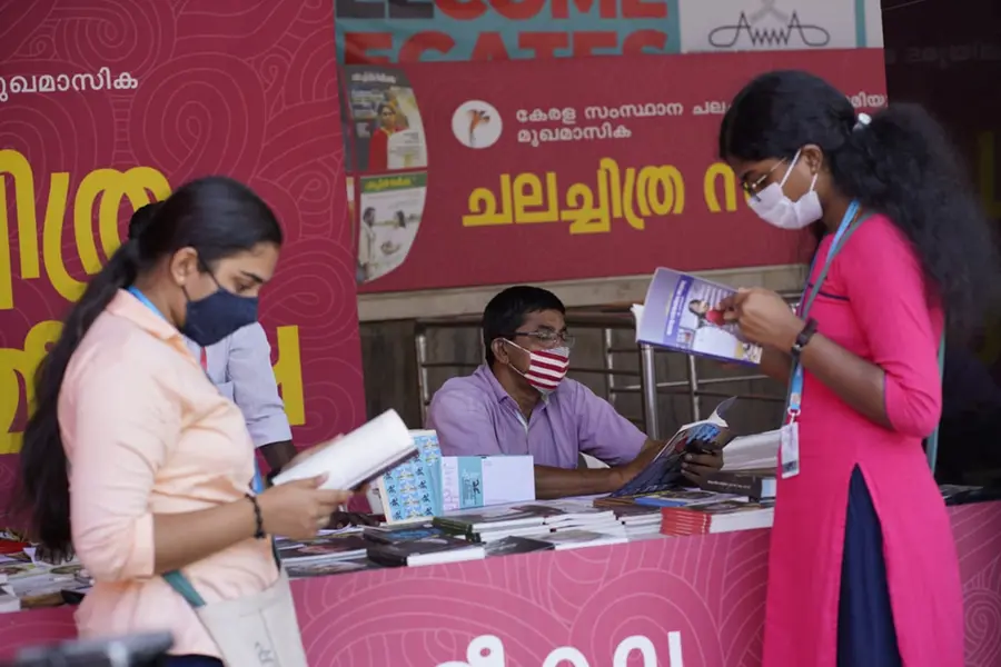 Federation of Film Societies in India sets up Drishyathalam stall at IFFK