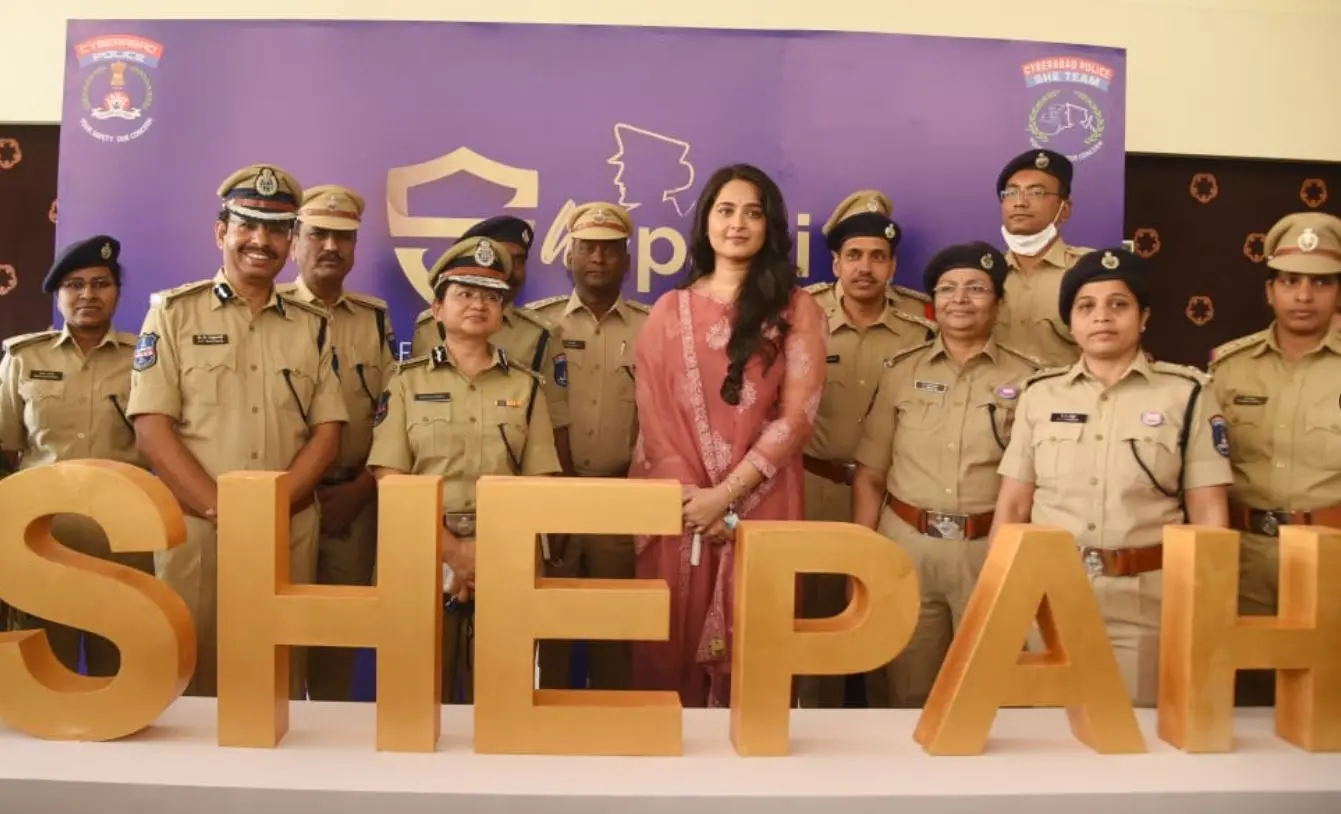 Anushka Shetty at SHEpahi event  | Photo: twitter|cyberabadpolice