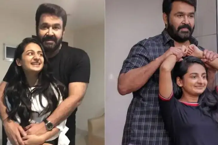 'You brighten up my day,' 'Drishyam' star Esther Anil tells Mohanlal