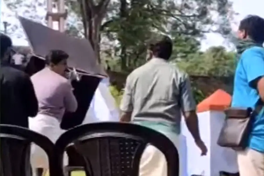 Movie shooting disrupted in Palakkad for capturing visuals of Hindu-Muslim romance