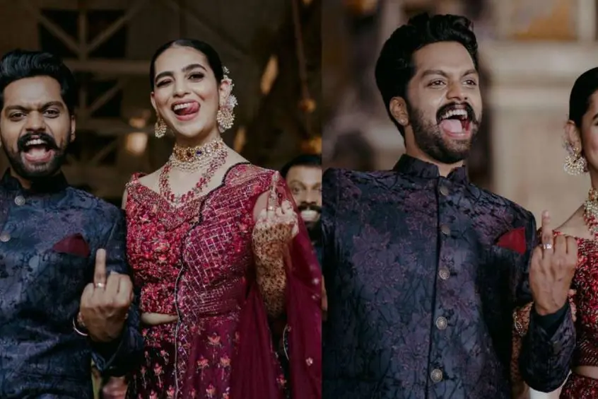 Actor Balu Varghese gets engaged to actress Aileena, watch video