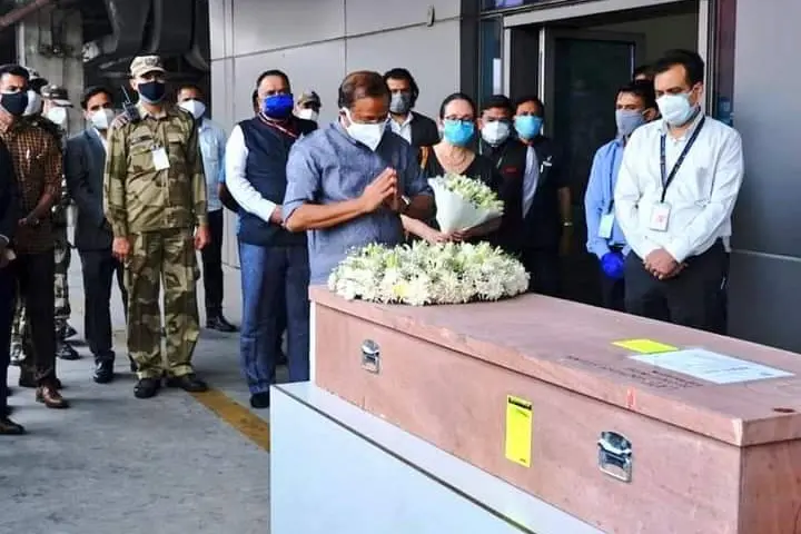 സൗമ്യ സന്തോഷിന്റെ മൃതദേഹം ഡല്ഹിയിലെത്തിച്ചു