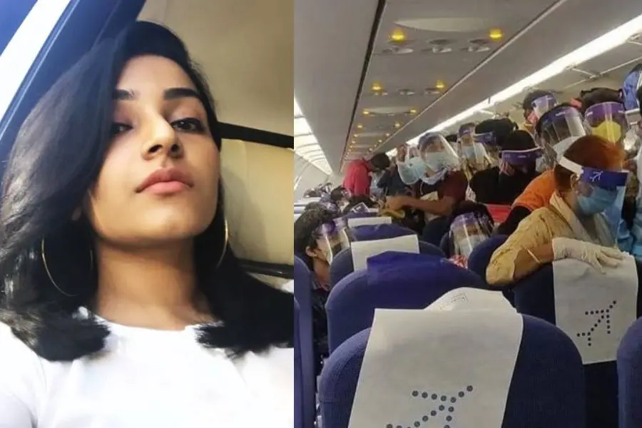വിമാനത്തിലെ നടുവിലെ സീറ്റ് ഒഴിച്ചിട്ടിട്ട് എന്തു പ്രയോജനം, ചോദ്യവുമായി രജീഷ വിജയന്