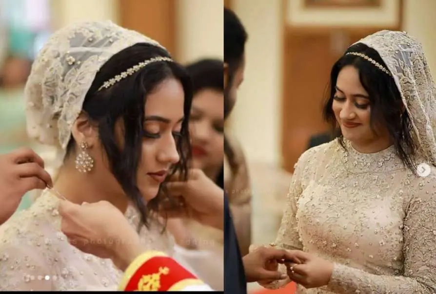 Miya Geoge at her wedding ceremony | Photo: Photo: Instagram.com|p|CFCRs9vJQoW|
