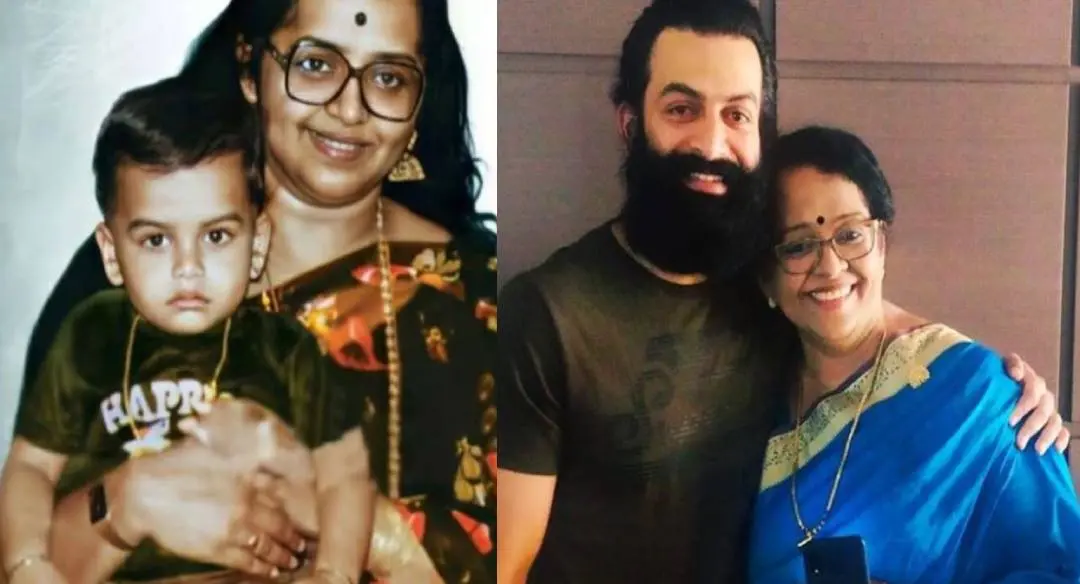 Prithviraj with mother Mallika Sukumaran| Photo: Instagram|therealprithvi|
