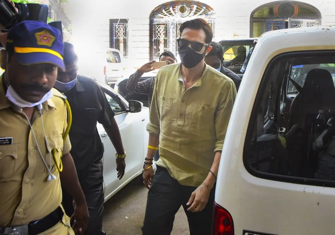 Actor Arjun Rampal arrives at the NCB office to appear before the agency in a drug related case in Mumbai. | Photo: PTI