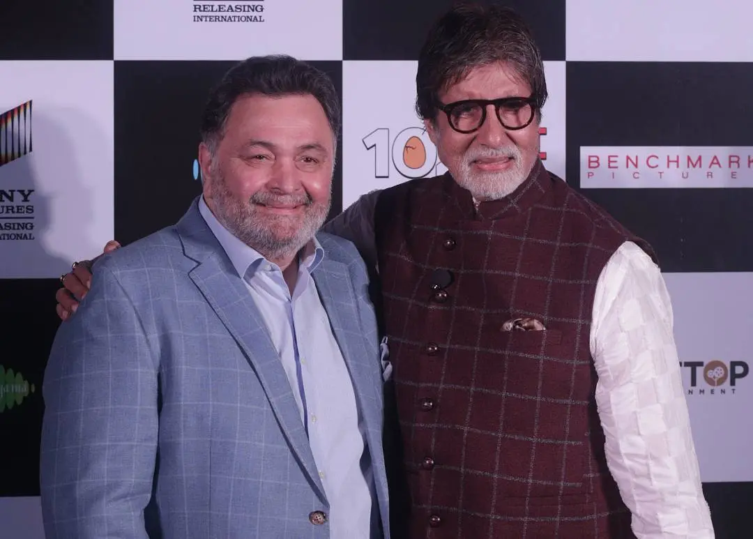 Rishi Kapoor and Amitabh Bachchan. Photo:AP|File