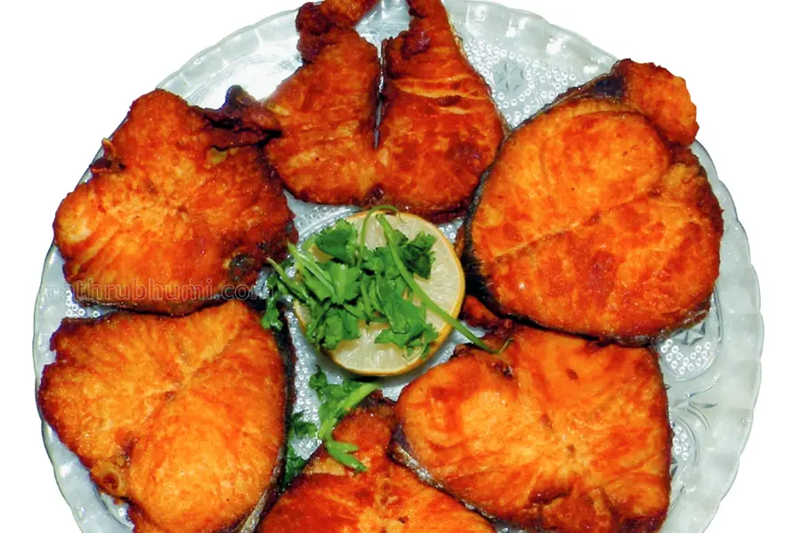 A unique flavoured fish fry for lunch