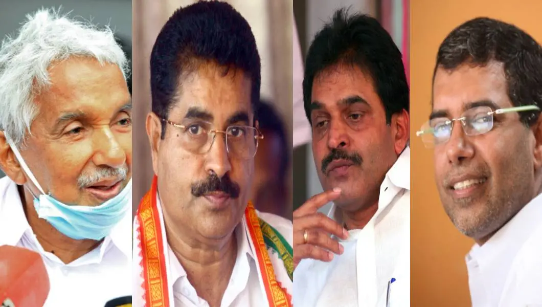 Oommen Chandy, Adoor Prakash, KC Venugopal and AP Abdullakutty | Photo: Mathrubhumi