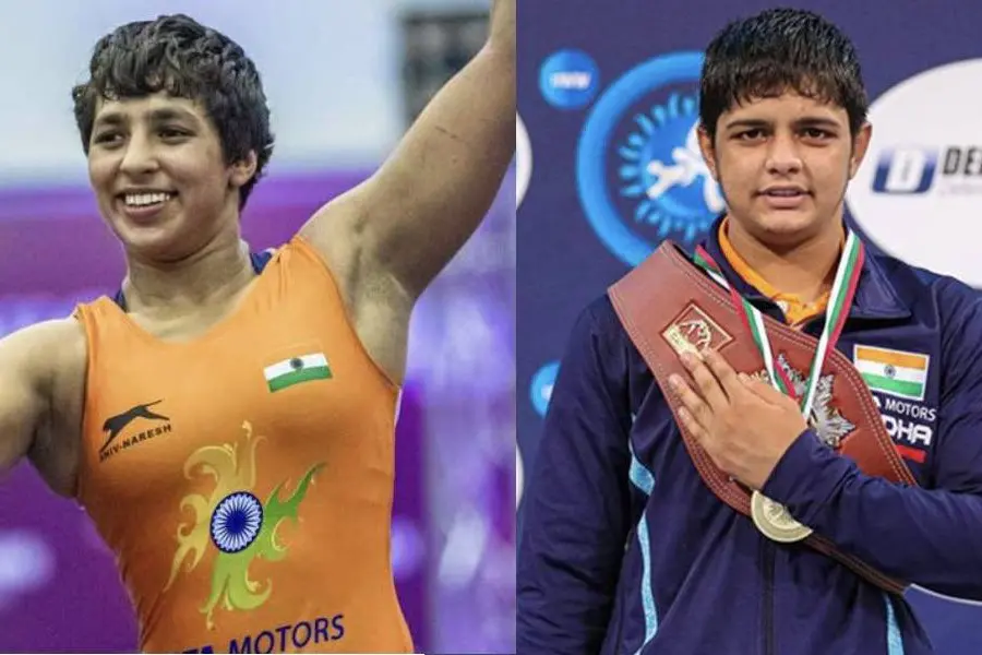 Indian wrestlers Anshu, Sonam win Tokyo Olympic quota