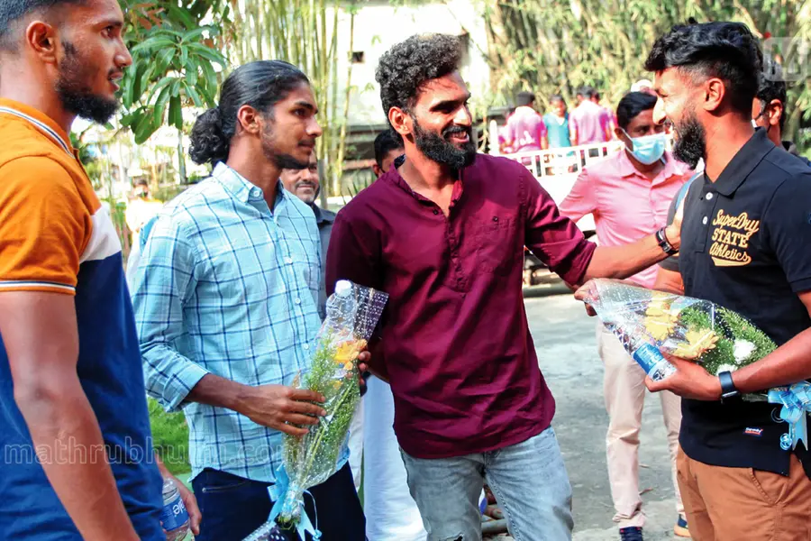 Gokulam FC players given warm welcome at Kalpetta after I-League victory