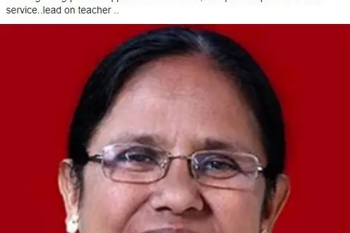 Actor Anoop Menon hails Health Minister K. K. Shailaja