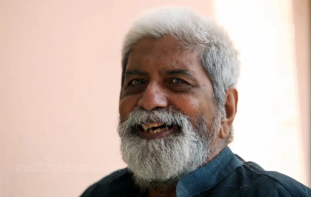 Art director P Krishnamoorthy | Photo: V Ramesh |Mathrubhumi Archives