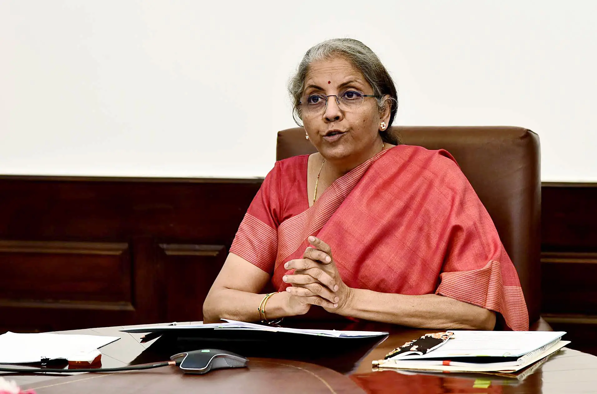 Union Finance Minister Nirmala Sitharaman| Photo:ANI