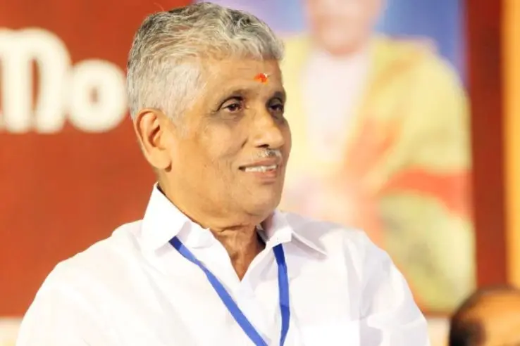 NSS general secretary G Sukumaran Nair | Photo: Mathrubhumi
