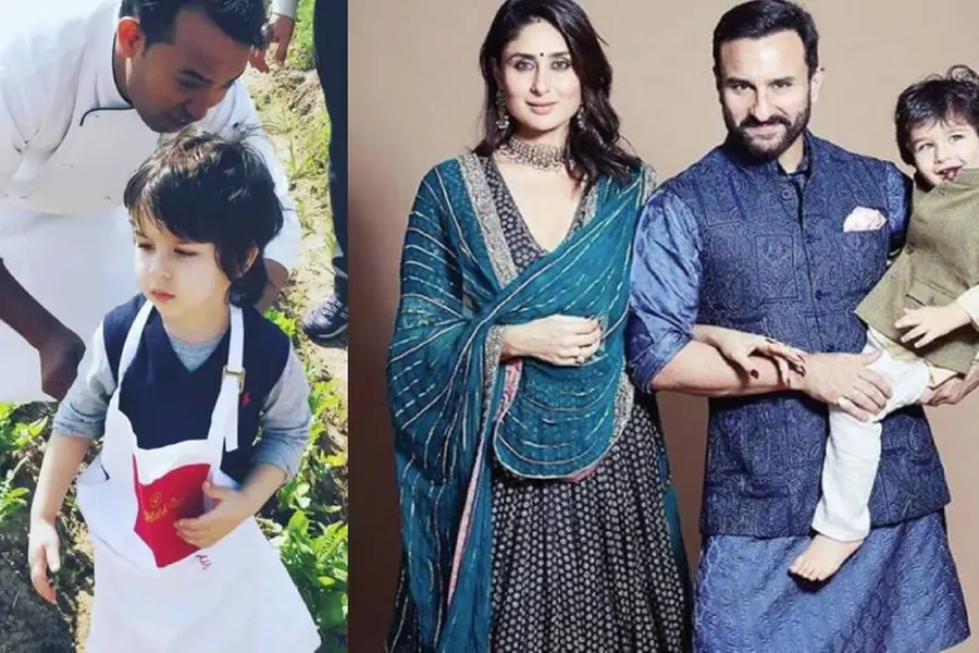 Kareena Kapoor-Saif Ali Khan's son Taimur picks organic veggies at a farm, video goes viral