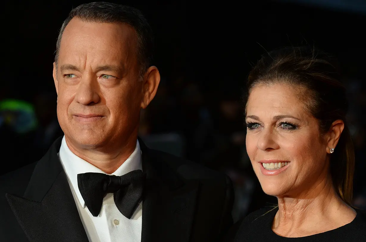 Tom Hanks and Wife Rita Wilson (Photo Courtesy- AFP)