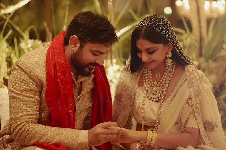 Newlywed bride Rhea Kapoor shares picture from her wedding festivities