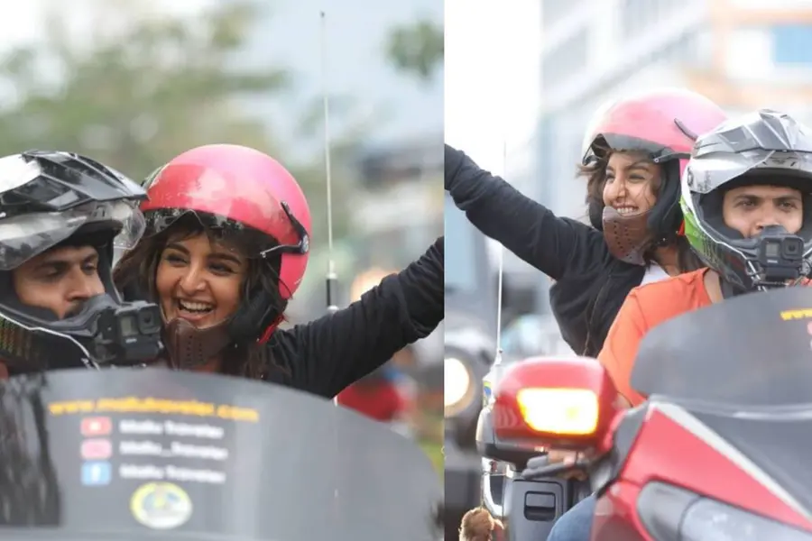 Manju Warrier goes for bike ride with YouTuber, shares happiness